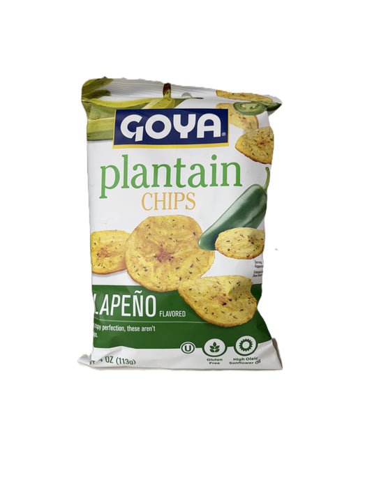 Goya Plantain Chips Jalapeno Flavor