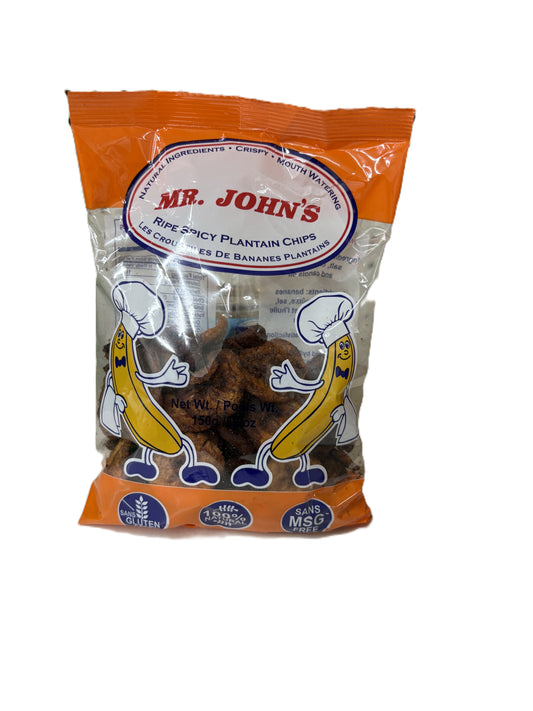 Mr. John's Ripe Spicy Plantain Chips
